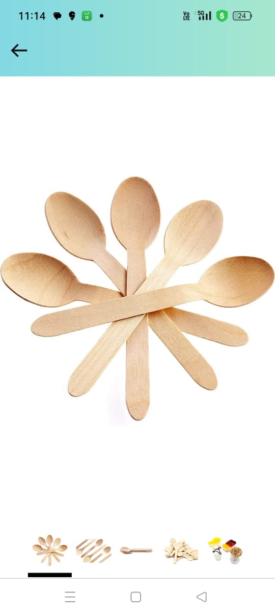 Wooden Disposable Spoons - Eco-Friendly